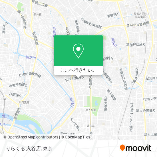 りらくる  入谷店地図