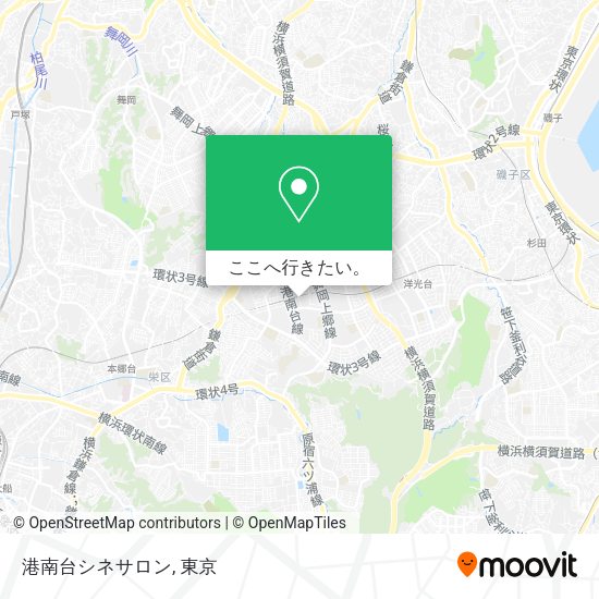 港南台シネサロン地図