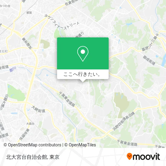 北大宮台自治会館地図