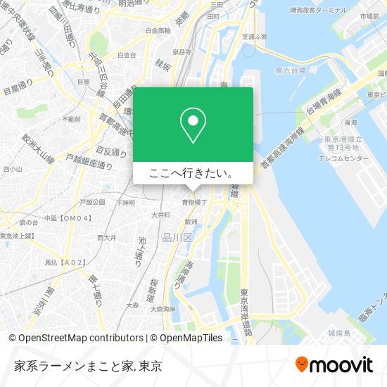 家系ラーメンまこと家地図