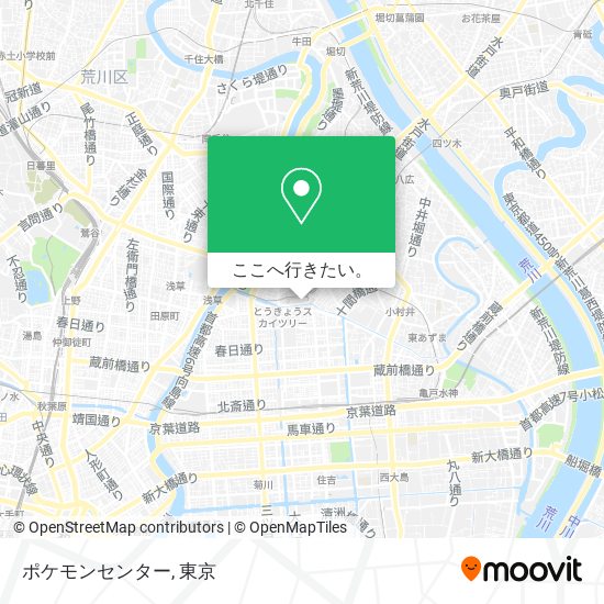 ポケモンセンター地図