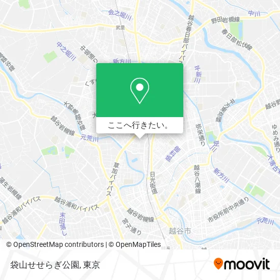 袋山せせらぎ公園地図