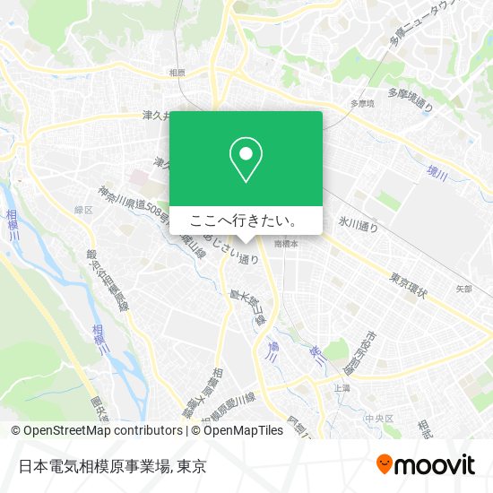 日本電気相模原事業場地図