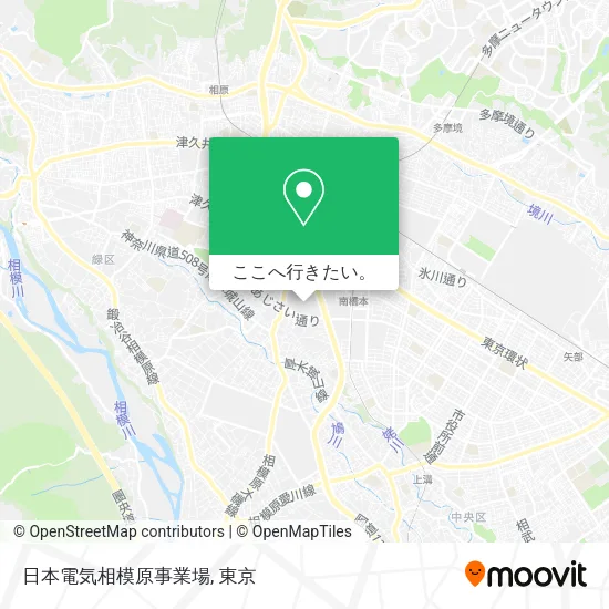 日本電気相模原事業場地図