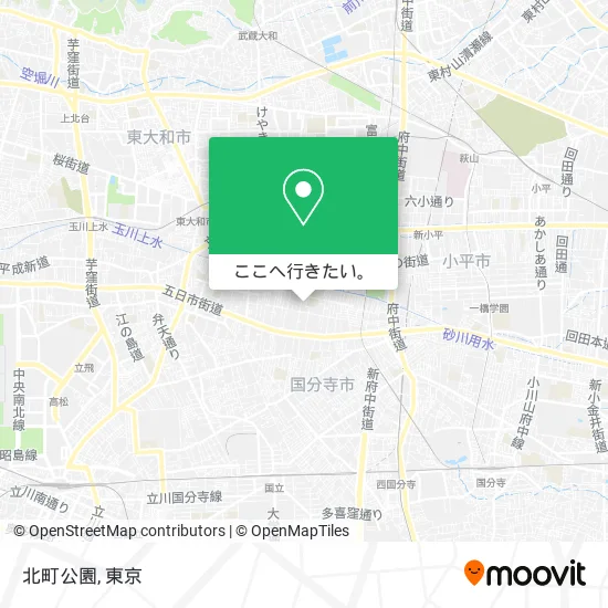 北町公園地図