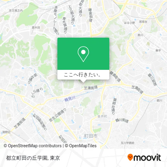 都立町田の丘学園地図