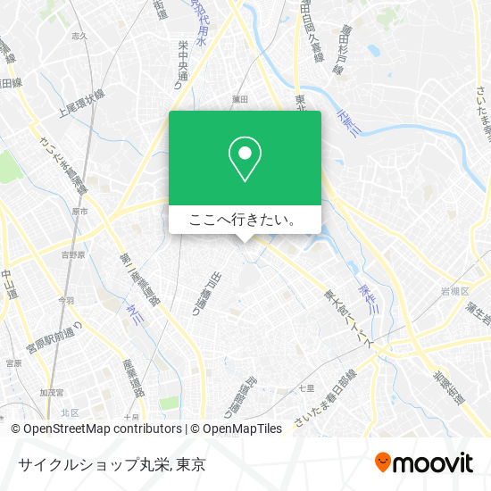 サイクルショップ丸栄地図