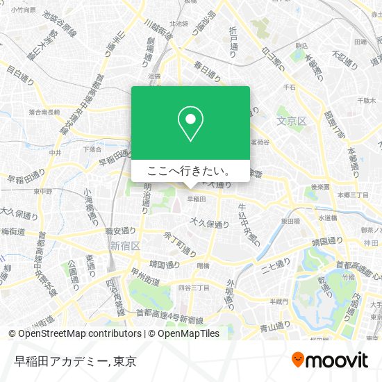 早稲田アカデミー地図