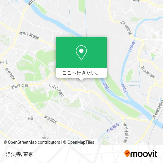 浄法寺地図