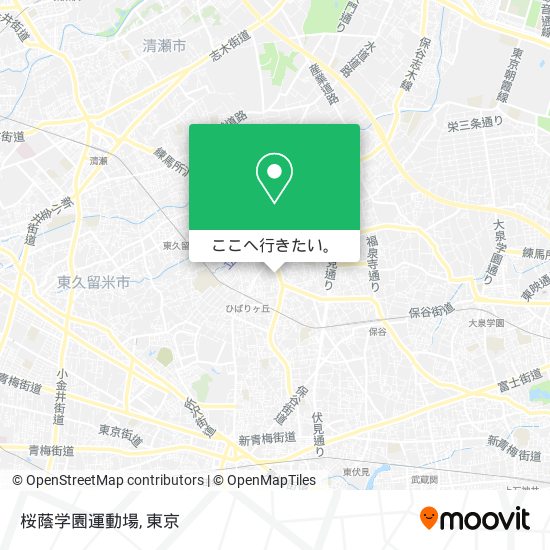 桜蔭学園運動場地図
