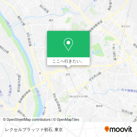 レクセルプラッツァ初石地図