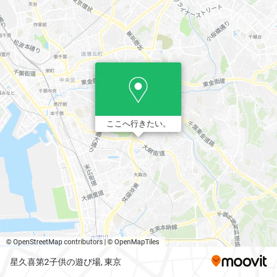 星久喜第2子供の遊び場地図