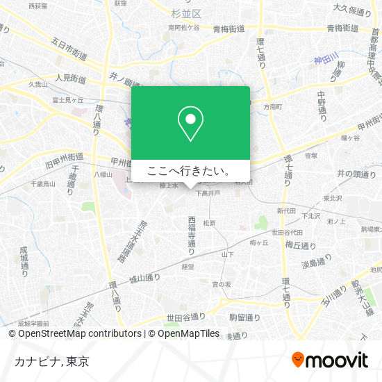 カナピナ地図