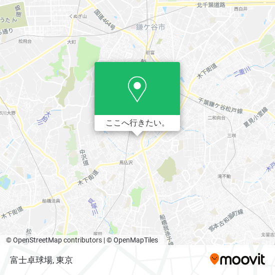富士卓球場地図