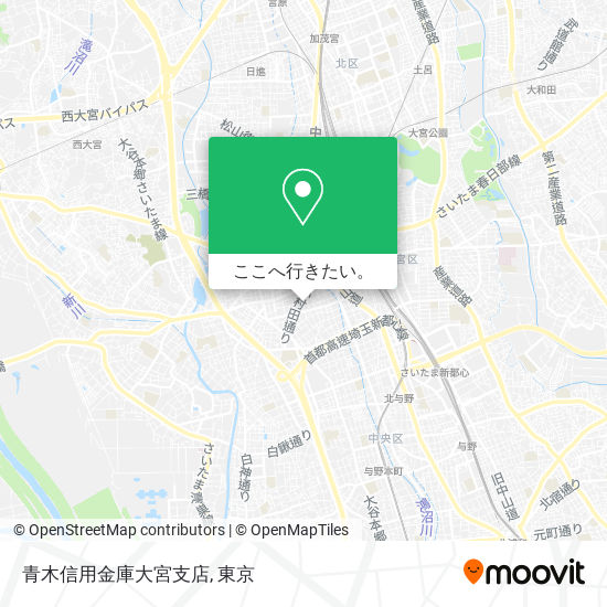 青木信用金庫大宮支店地図