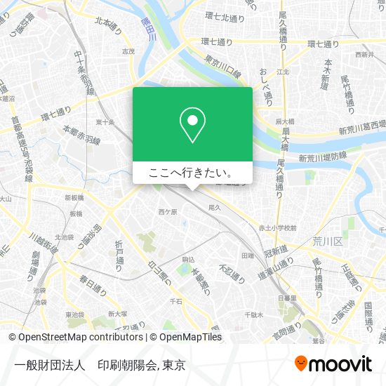 一般財団法人　印刷朝陽会地図