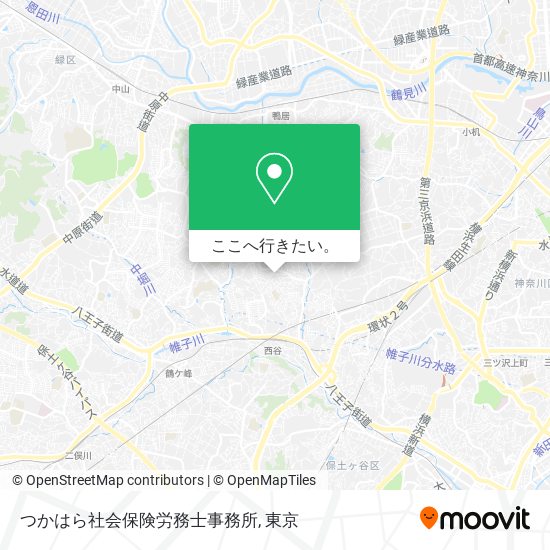 つかはら社会保険労務士事務所地図