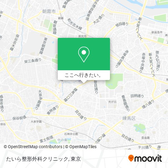 たいら整形外科クリニック地図