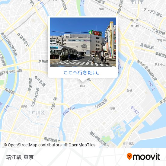 瑞江駅地図