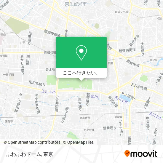 ふわふわドーム地図