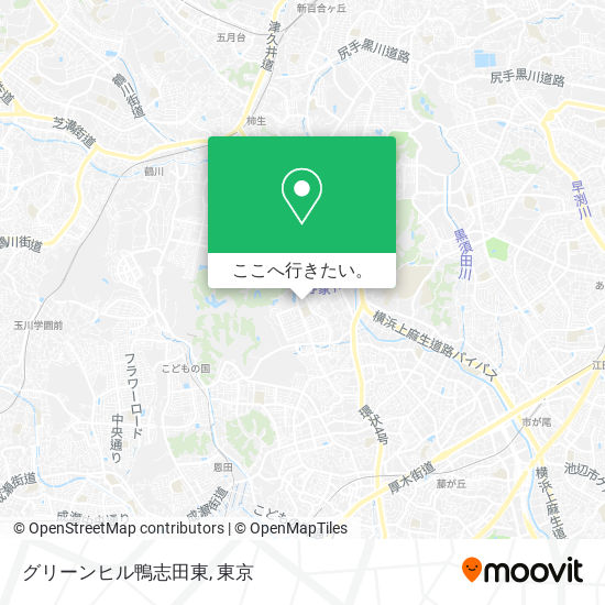 グリーンヒル鴨志田東地図