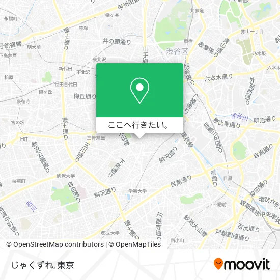 じゃくずれ地図