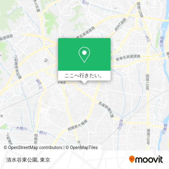 清水谷東公園地図