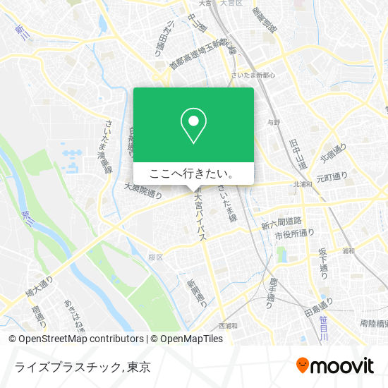 ライズプラスチック地図