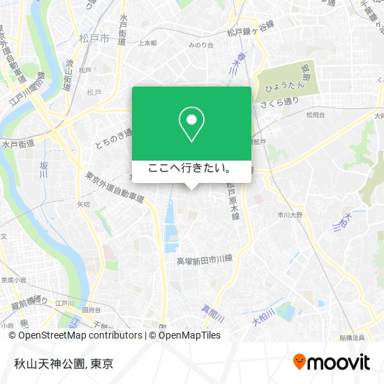 秋山天神公園地図