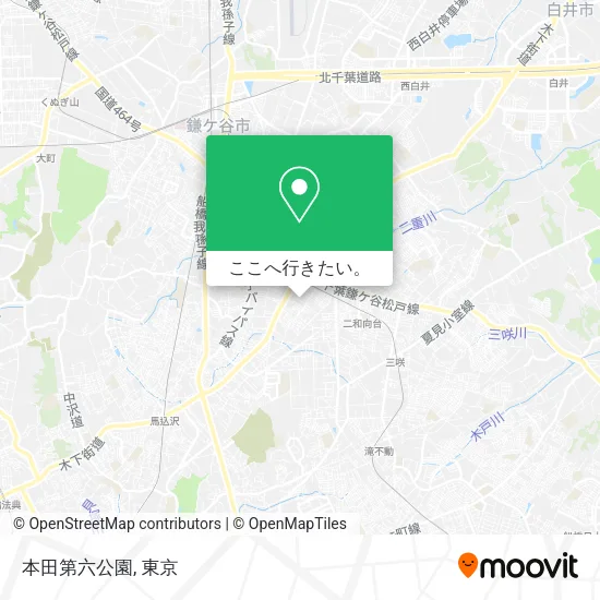 本田第六公園地図