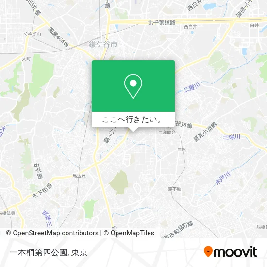 一本椚第四公園地図