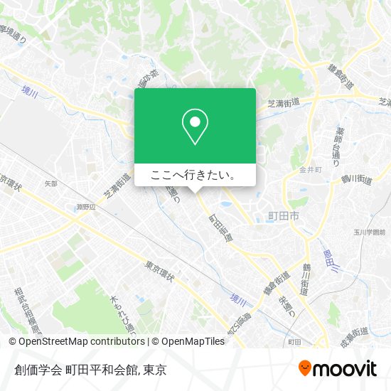 創価学会 町田平和会館地図