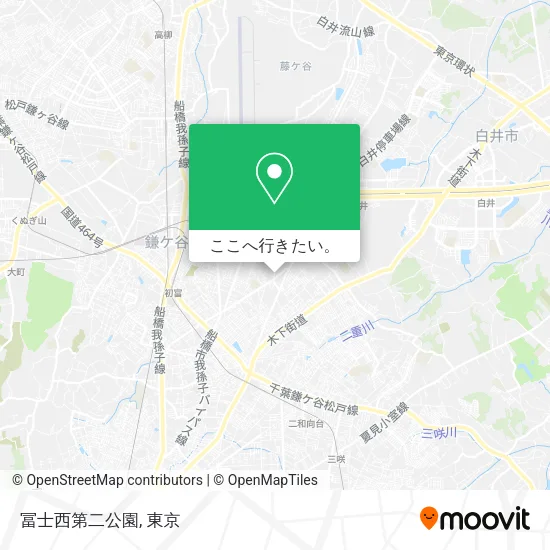 冨士西第二公園地図