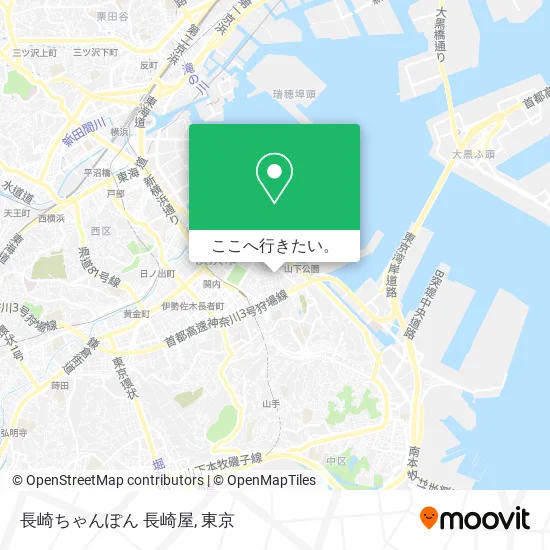 長崎ちゃんぽん 長崎屋地図