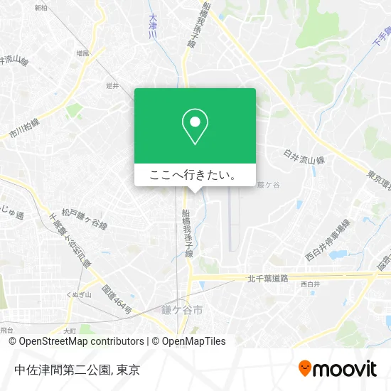 中佐津間第二公園地図