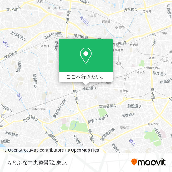 ちとふな中央整骨院地図