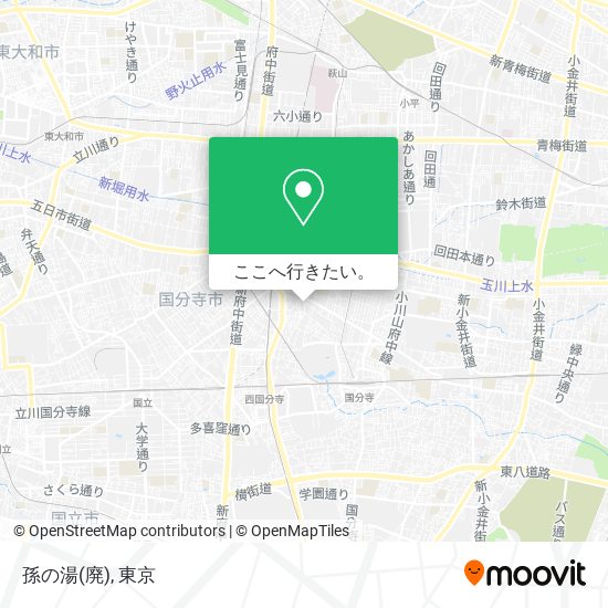 孫の湯(廃)地図