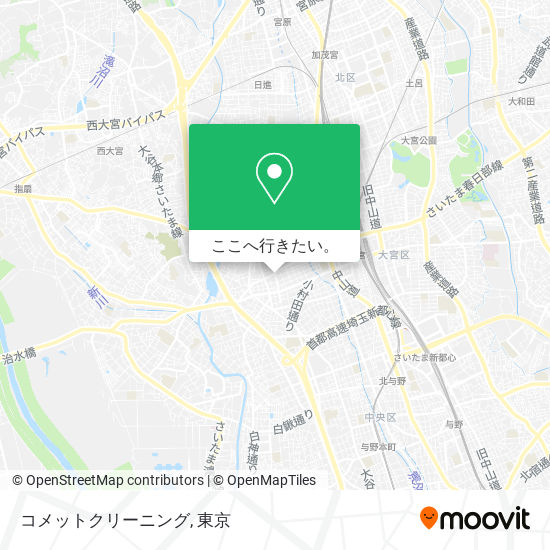 コメットクリーニング地図