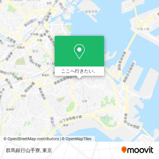 群馬銀行山手寮地図