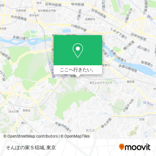 そんぽの家Ｓ稲城地図