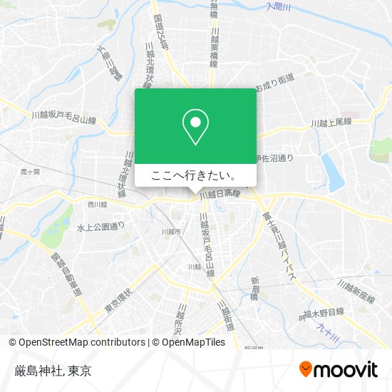 厳島神社地図