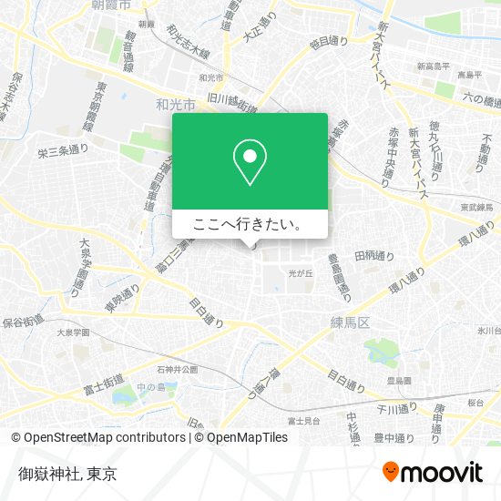 御嶽神社地図
