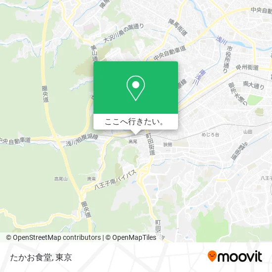 たかお食堂地図