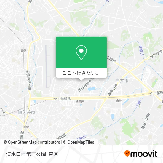 清水口西第三公園地図