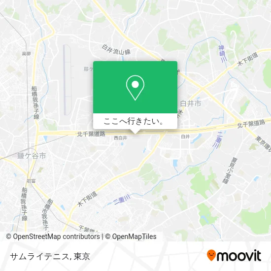 サムライテニス地図