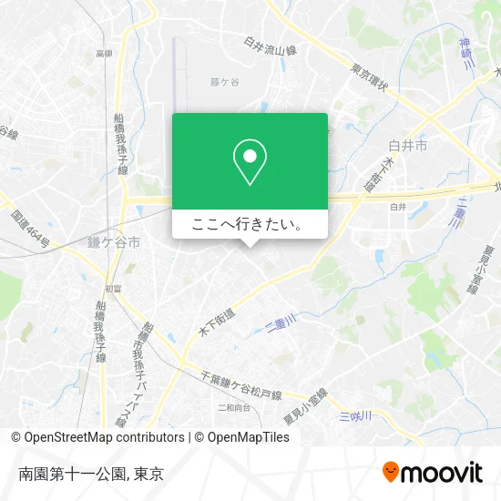 南園第十一公園地図