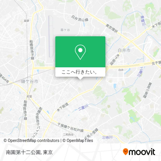 南園第十二公園地図