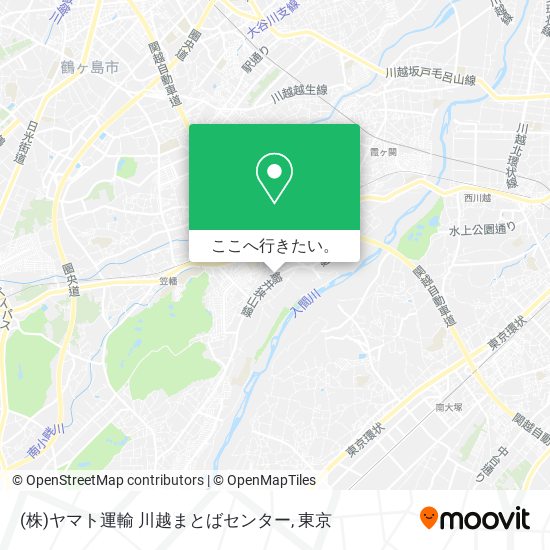 (株)ヤマト運輸 川越まとばセンター地図