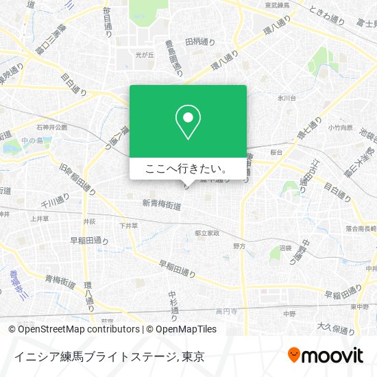 イニシア練馬ブライトステージ地図