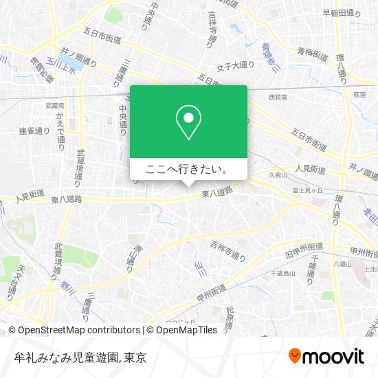 牟礼みなみ児童遊園地図